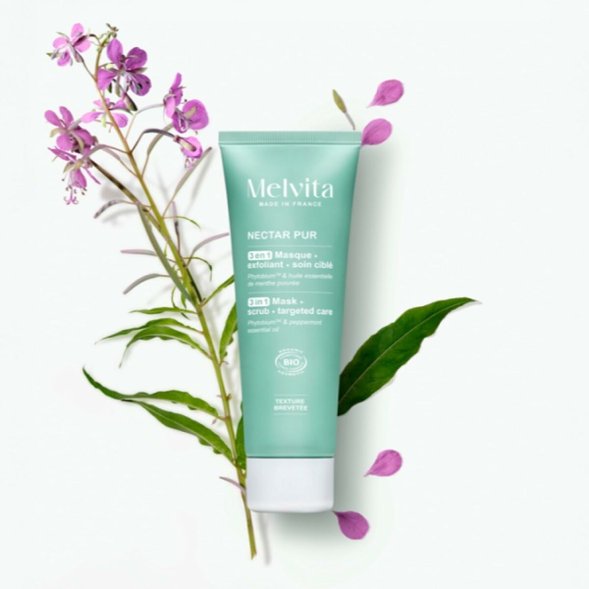 Facial Cleansing Gel Melvita NECTAR PUR 75 ml skincare packaging
