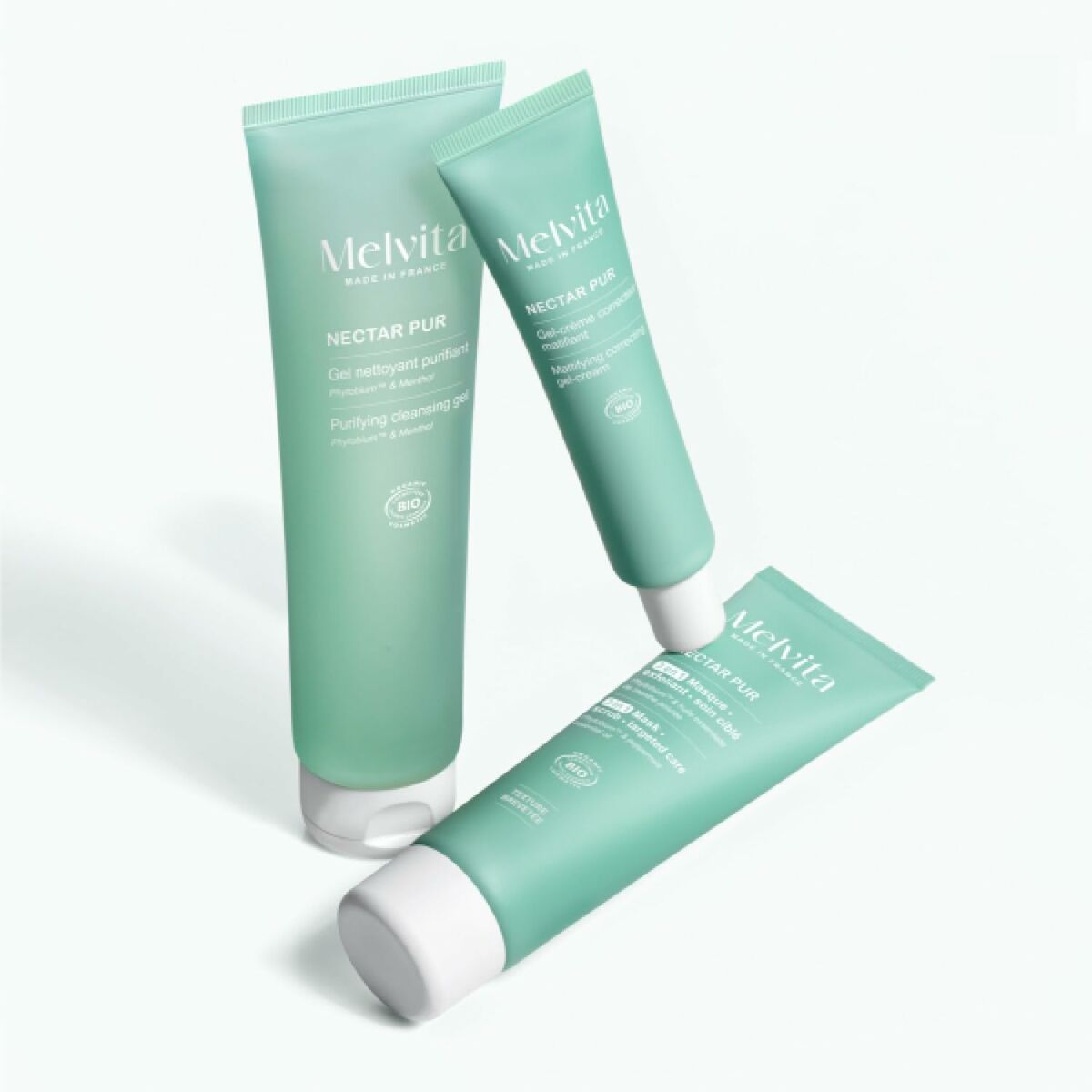 Facial Cleansing Gel Melvita NECTAR PUR 75 ml skincare packaging
