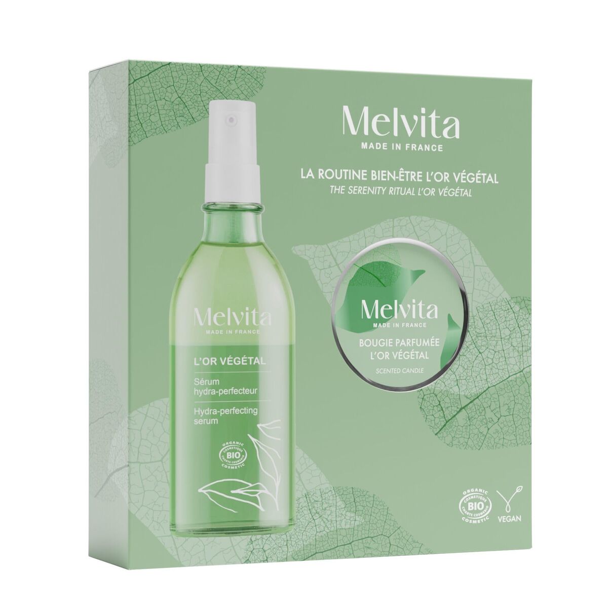 Women's Cosmetics Set Melvita L'OR VÉGÉTAL 2 Pieces for Women product packaging