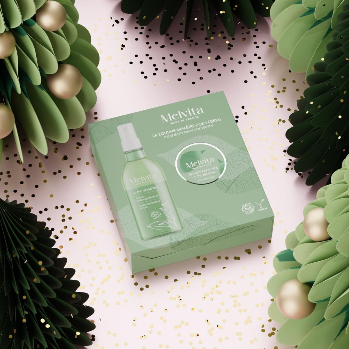 Women's Cosmetics Set Melvita L'OR VÉGÉTAL 2 Pieces for Women product packaging