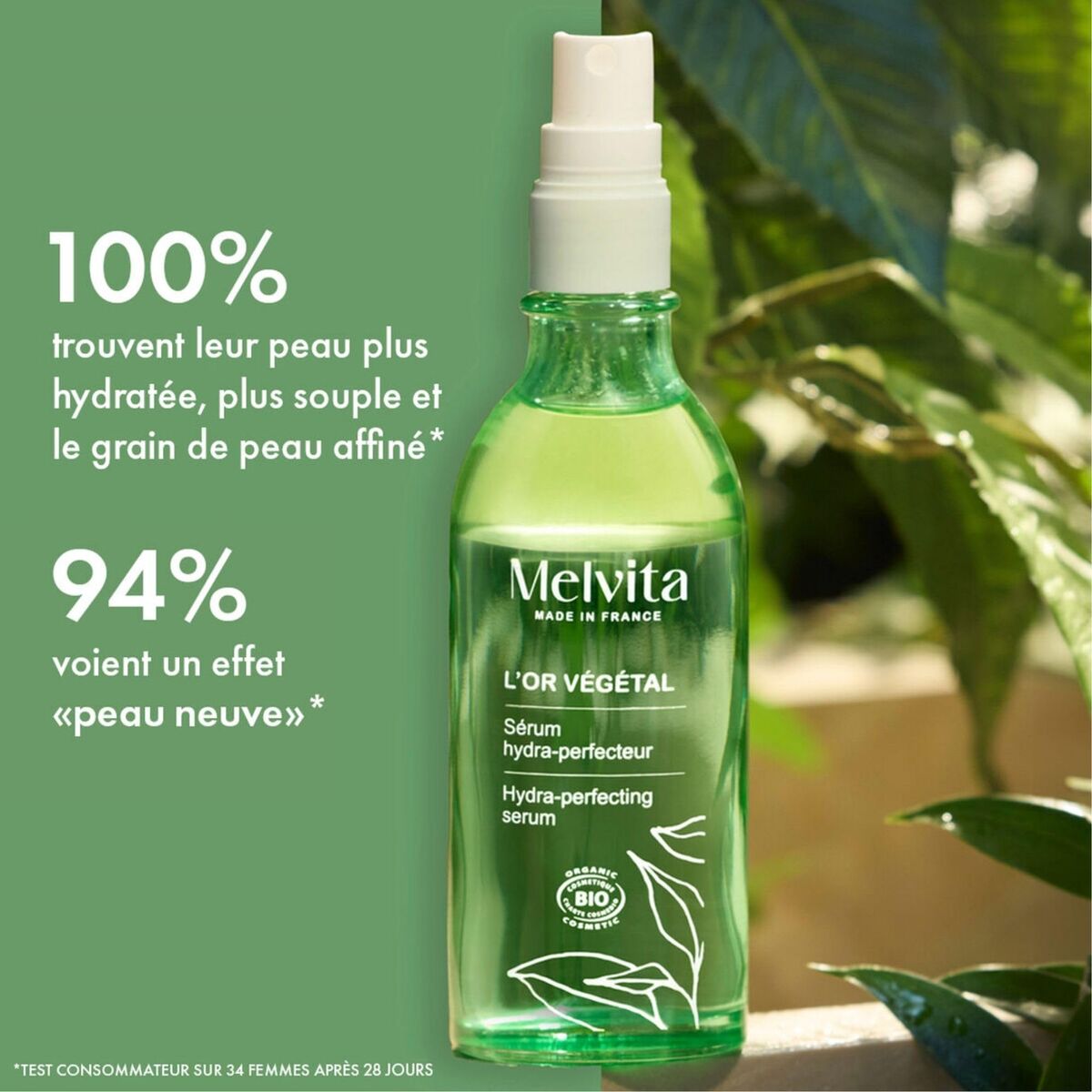 Women's Cosmetics Set Melvita L'OR VÉGÉTAL 2 Pieces for Women product packaging