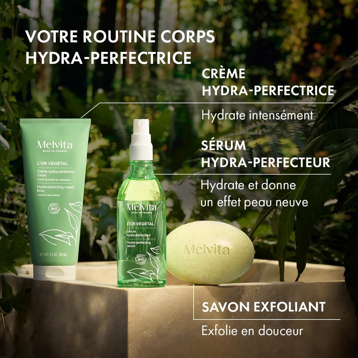 Women's Cosmetics Set Melvita L'OR VÉGÉTAL 2 Pieces for Women product packaging