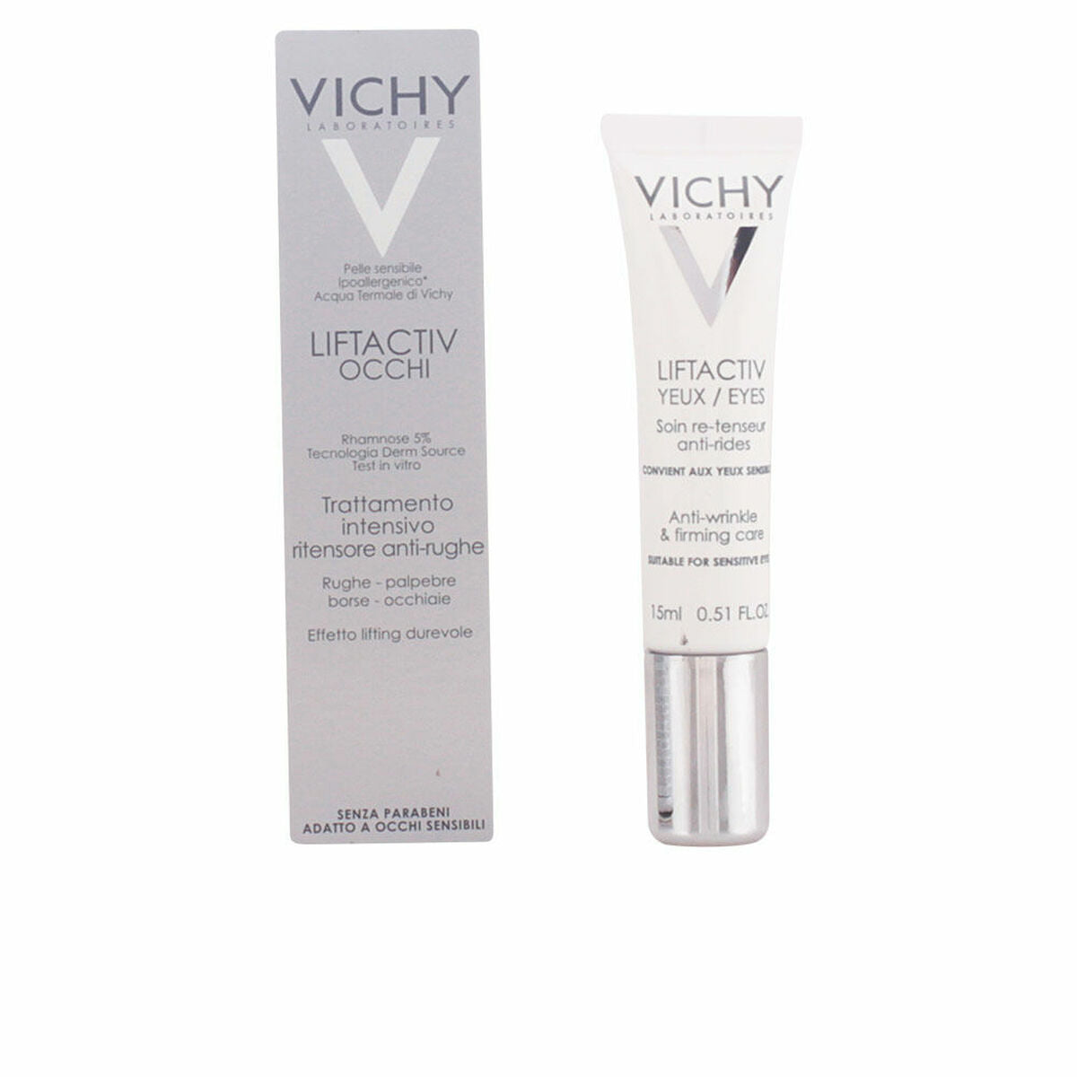 Anti-Ageing Cream for Eye Area Vichy 15 ml Anti-Wrinkle for Women skincare packaging