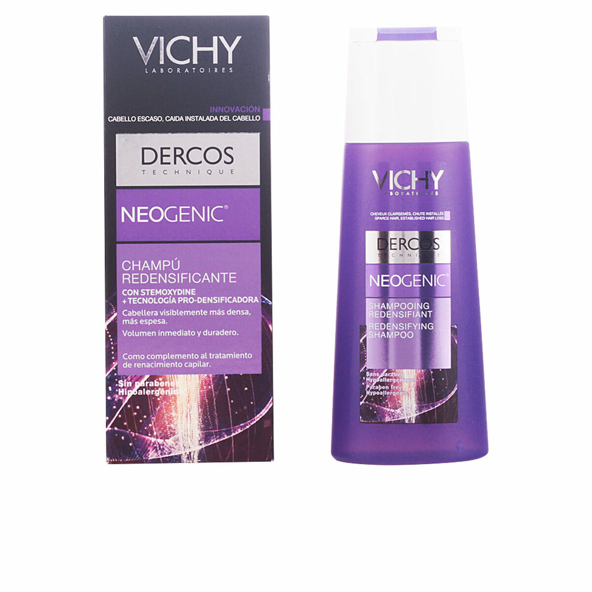 Thickening Shampoo Vichy Dercos Neogenic shampoo bottle