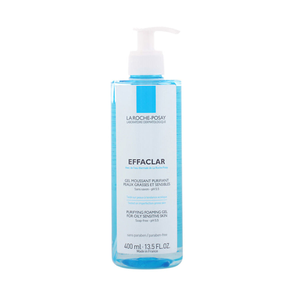 Facial Cleansing Gel Effaclar La Roche Posay 400 ml skincare packaging