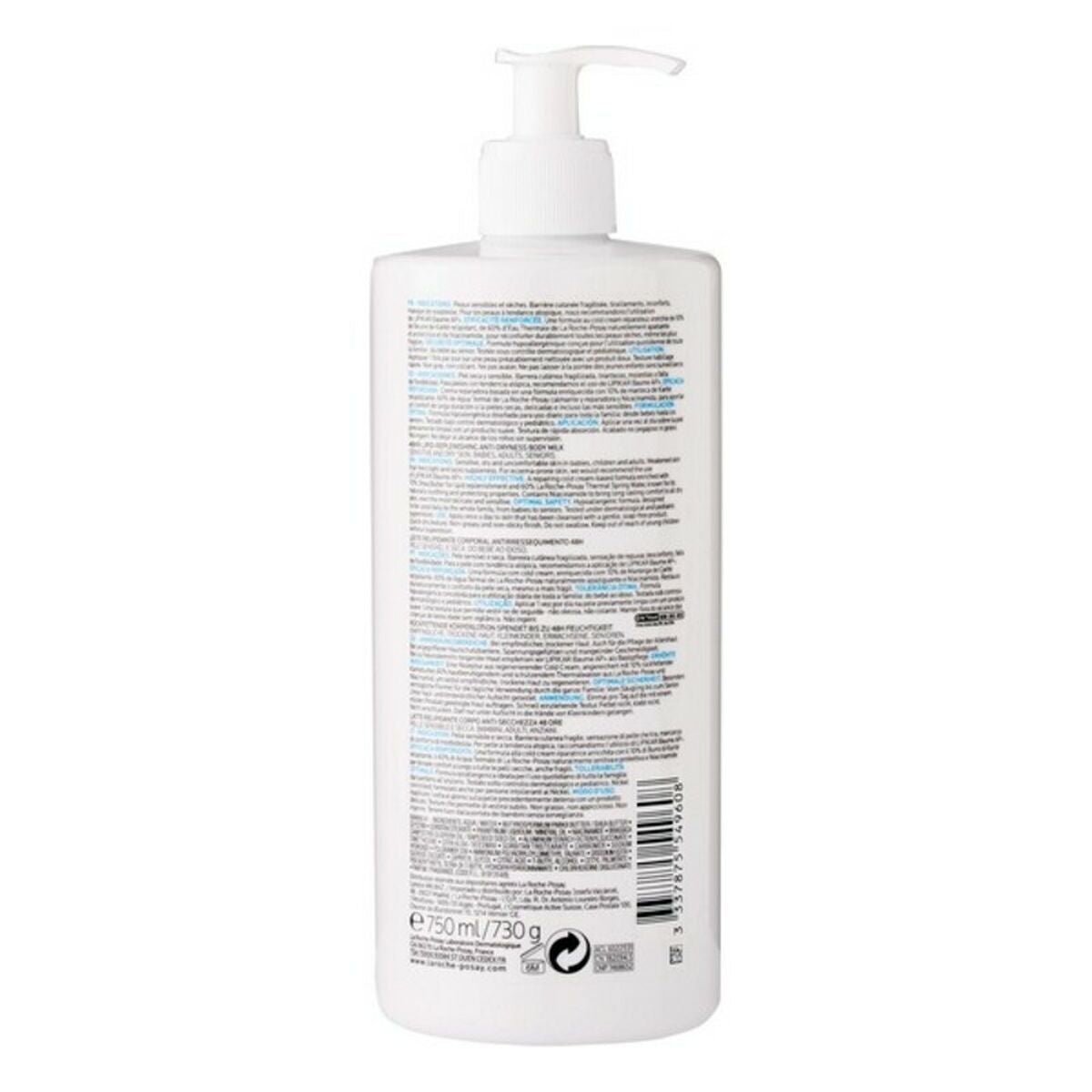 Moisturing Body Milk La Roche Posay Lipikar 750 ml product packaging