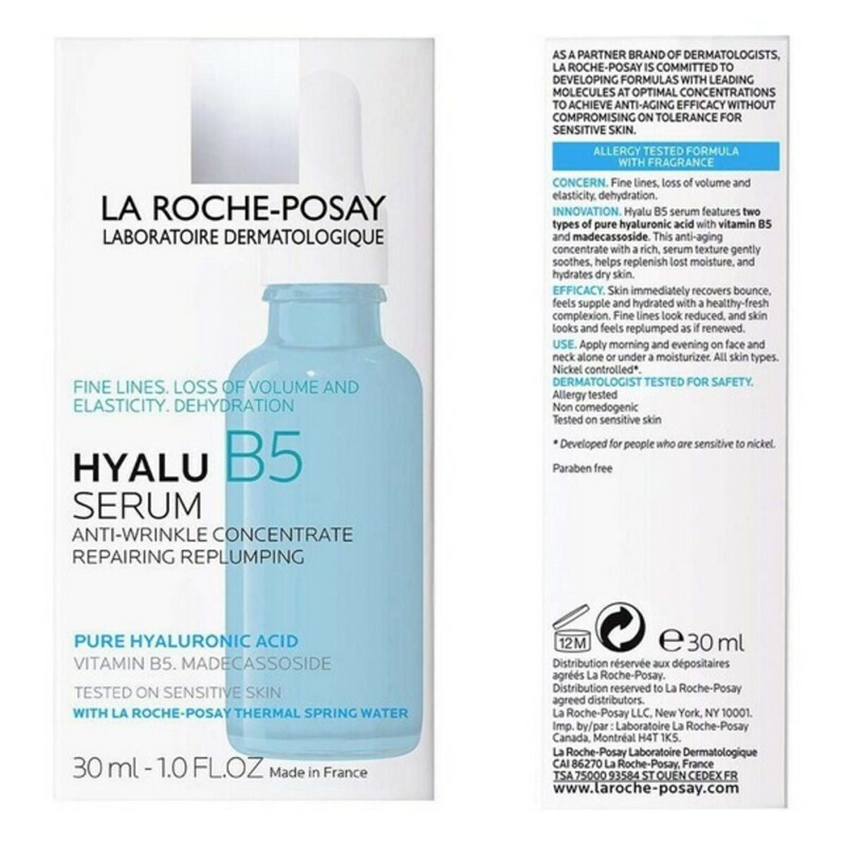 Facial Serum La Roche Posay Hyalu 30 ml serum bottle