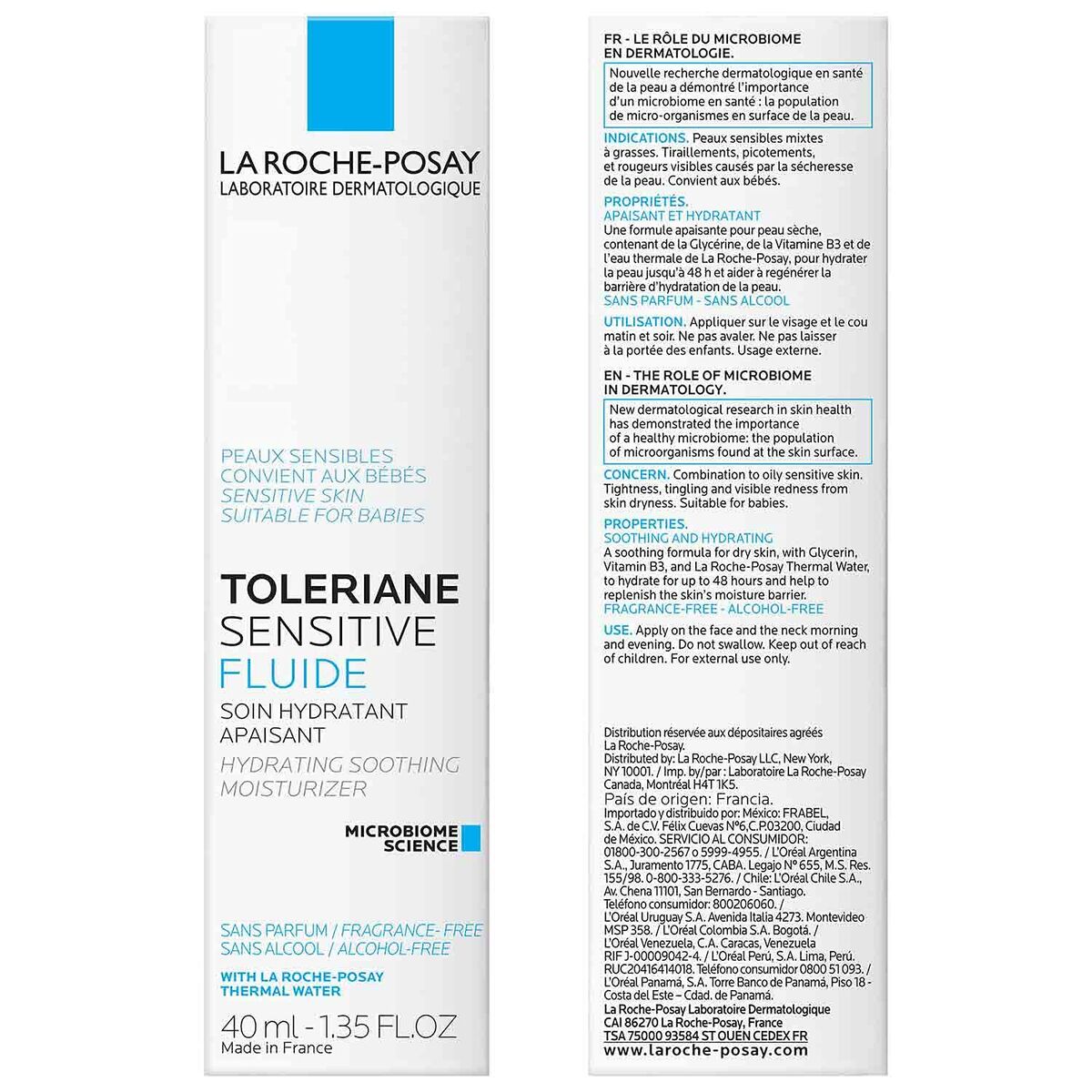 Moisturizing Facial Care La Roche Posay 40 ml for Women product packaging