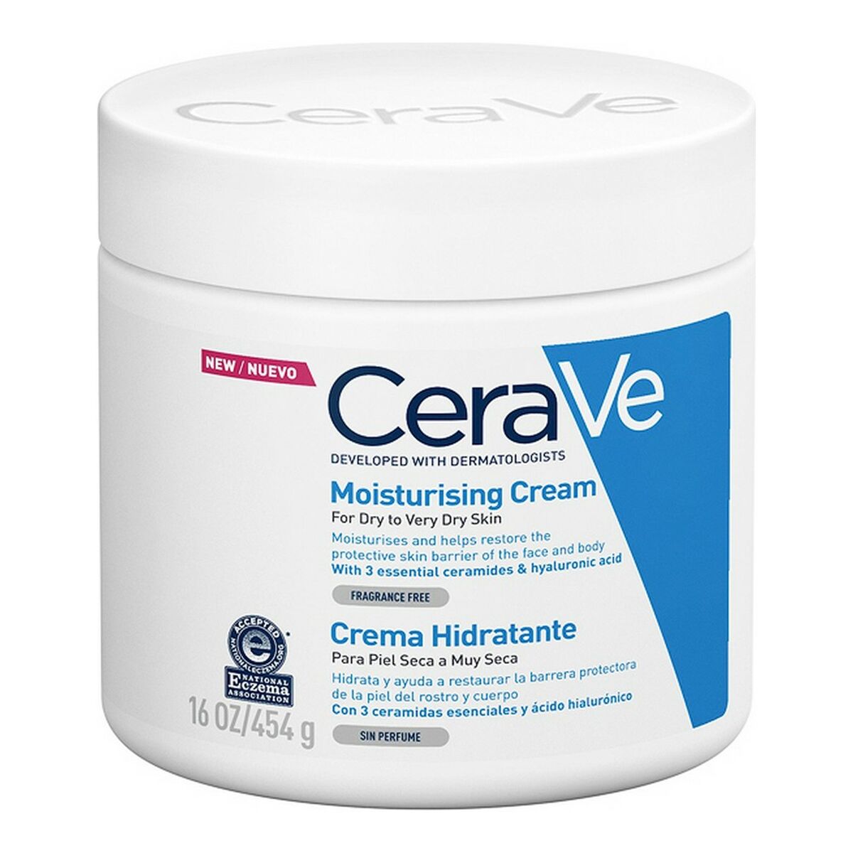 Ultra Moisturising Cream CeraVe Moisturising Cream 454 g skincare packaging