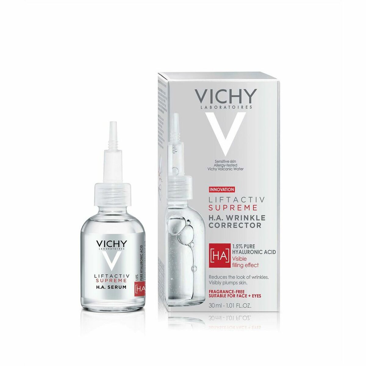 Firming Serum Vichy Liftactiv Supreme 30 ml Hyaluronic Acid Anti-ageing serum bottle