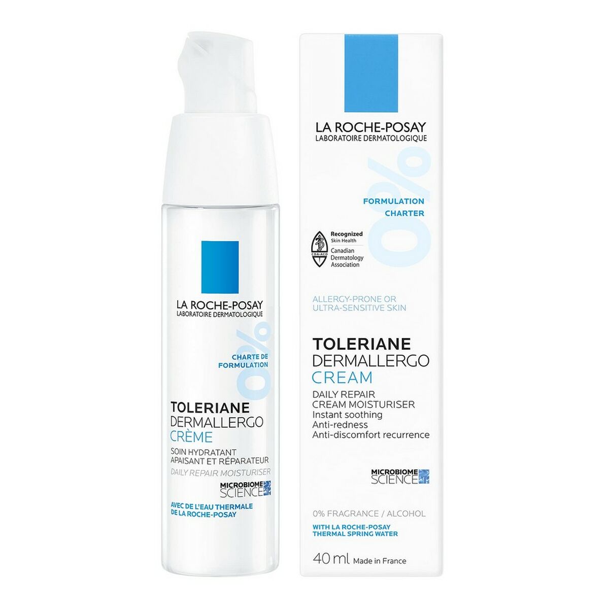 Hydrating Facial Cream La Roche Posay Toleriane Dermallergo Allergic skin 40 ml skincare packaging