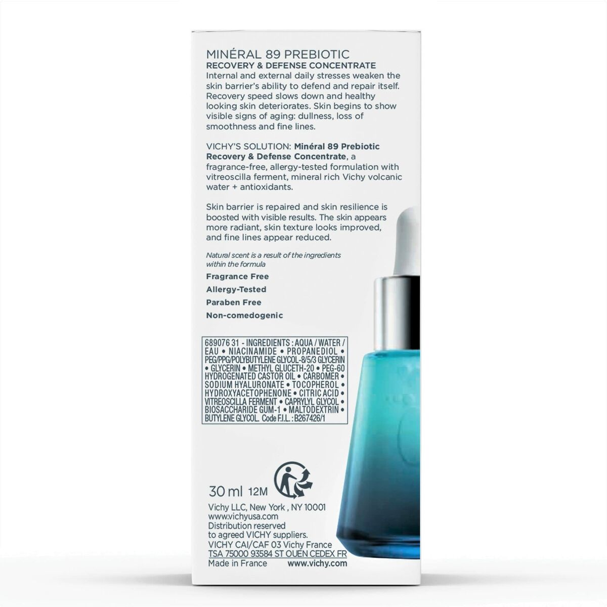 Facial Serum Vichy MB365300 30 ml for Women serum bottle