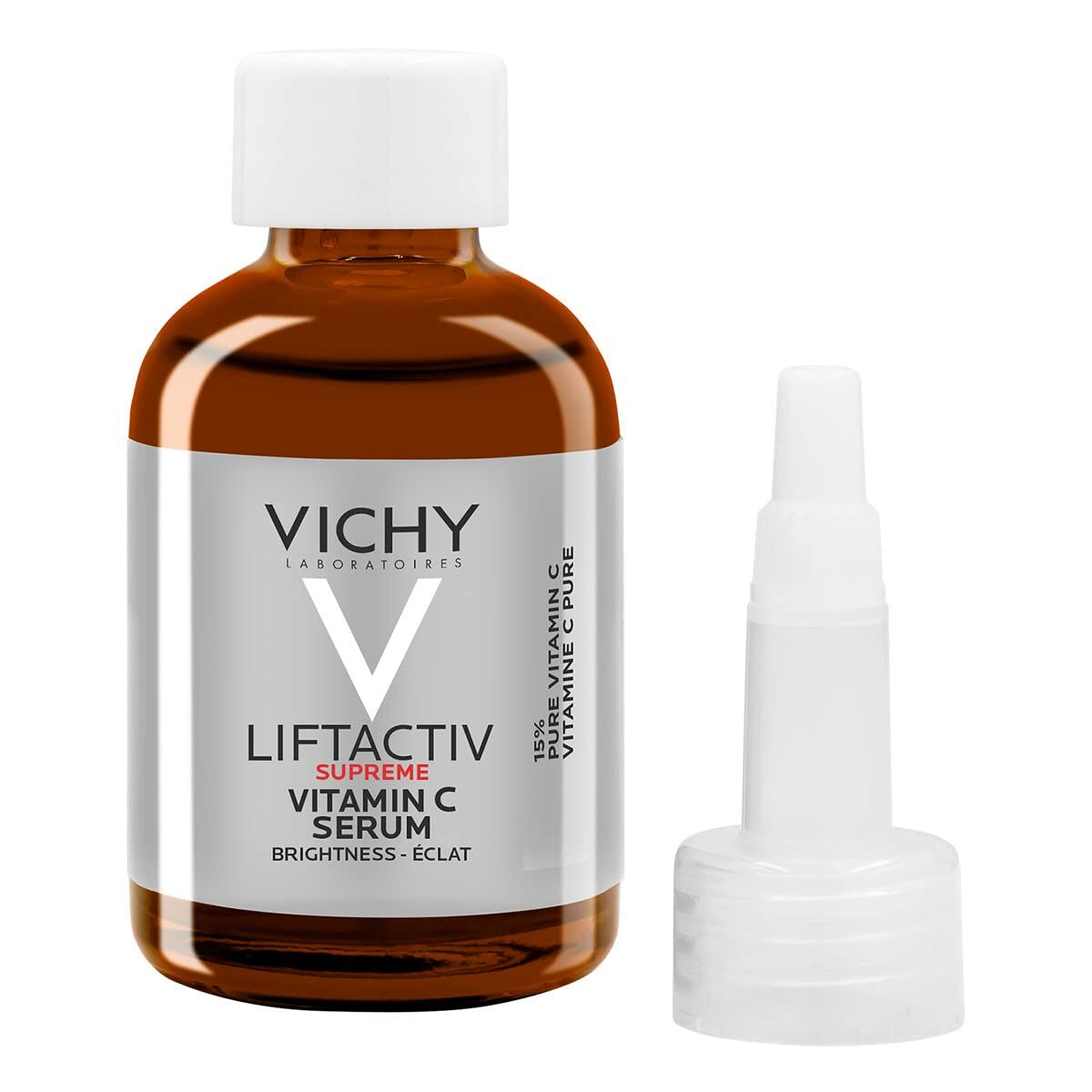 Facial Serum Vichy Liftactiv Supreme C 20 ml Vitamin C for Women serum bottle