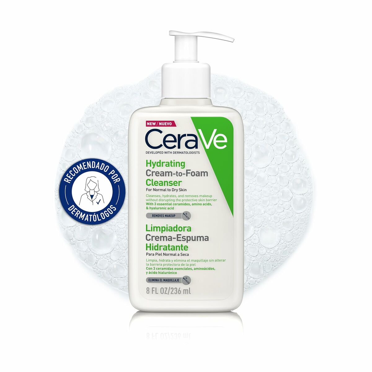 Make Up Remover Foaming Cream CeraVe CLEANSER 473 ml skincare packaging