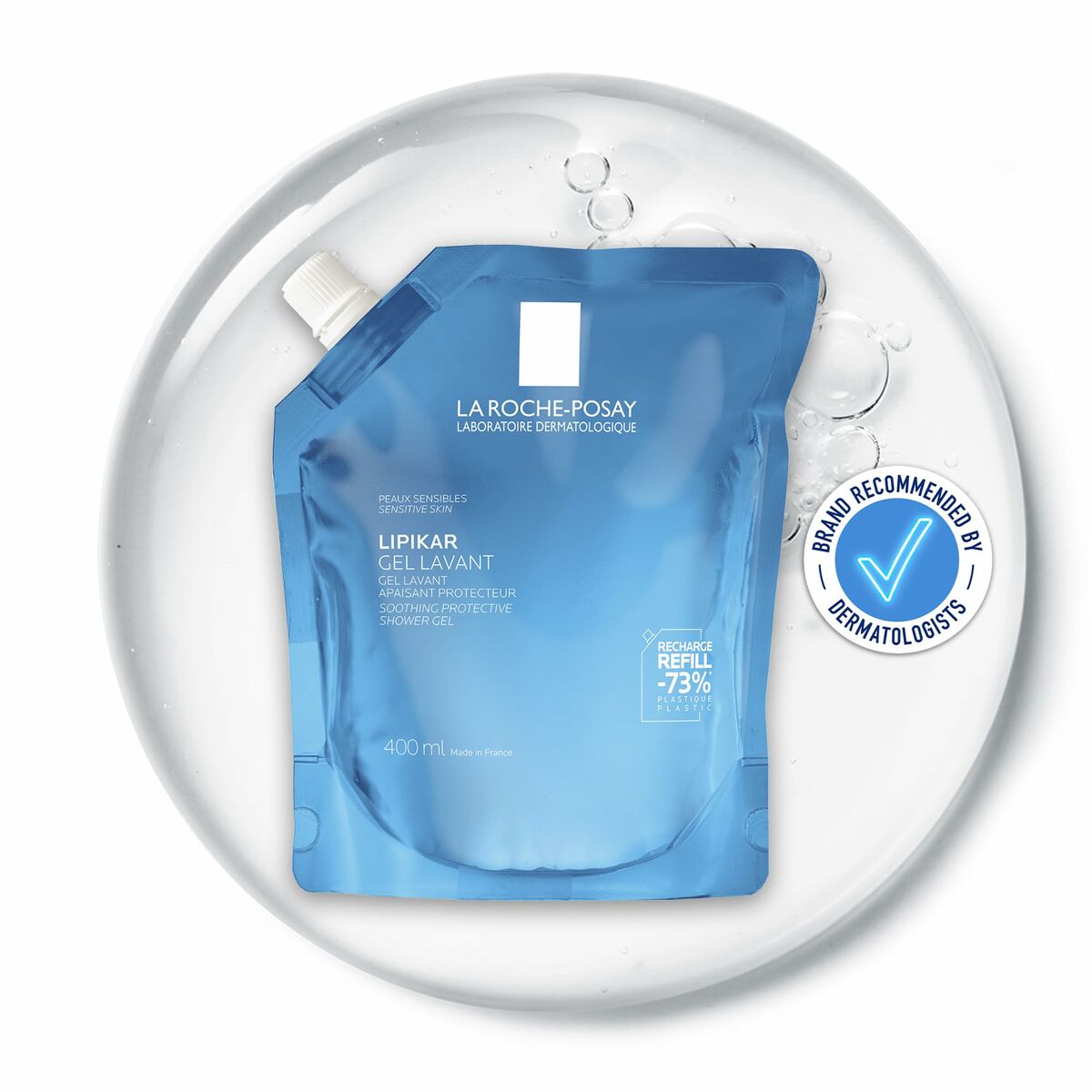 Shower Gel La Roche Posay LIPIKAR 400 ml for Women skincare packaging