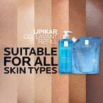 Shower Gel La Roche Posay LIPIKAR 400 ml for Women skincare packaging