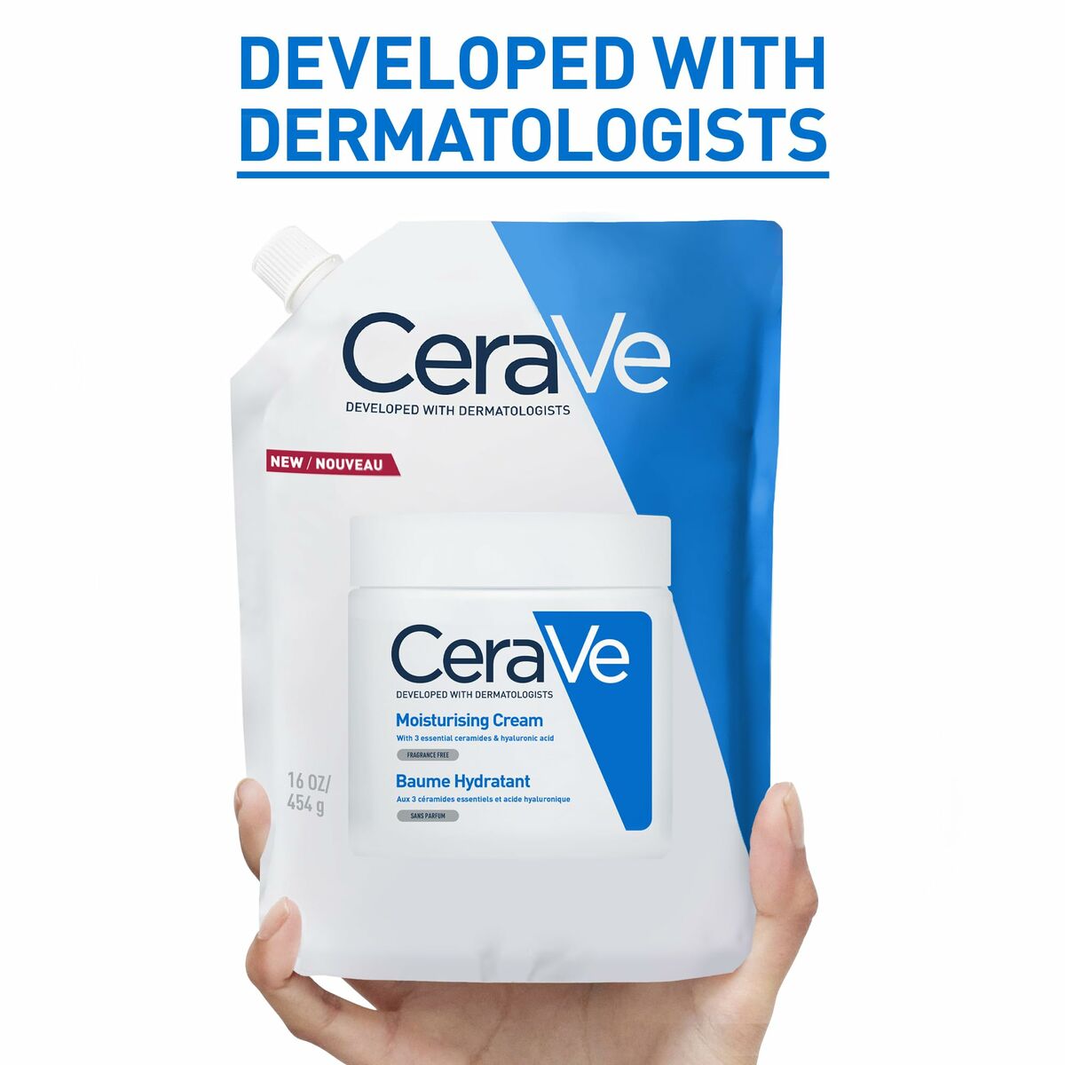 Facial Cream CeraVe MOISTURISING 454 g for Women skincare packaging