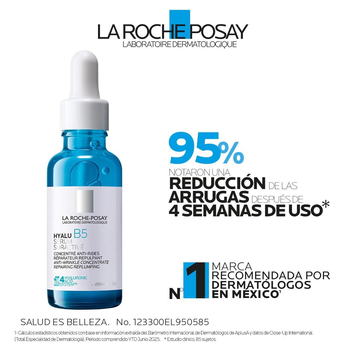 Facial Cream La Roche Posay HYALU B5 30 ml for Women skincare packaging