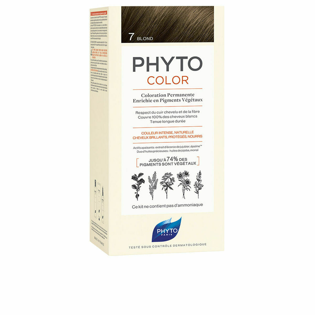 Permanent Colour Phyto Paris Phytocolor 7-rubio Nº 7-Rubio for Women product packaging