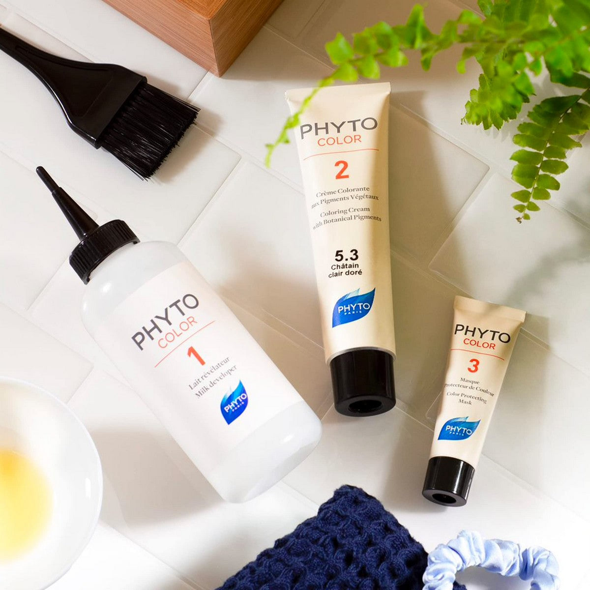 Permanent Colour Phyto Paris Phytocolor 6.3-rubio oscuro dorado Nº 6.3-rubio oscuro dorado for Women product packaging