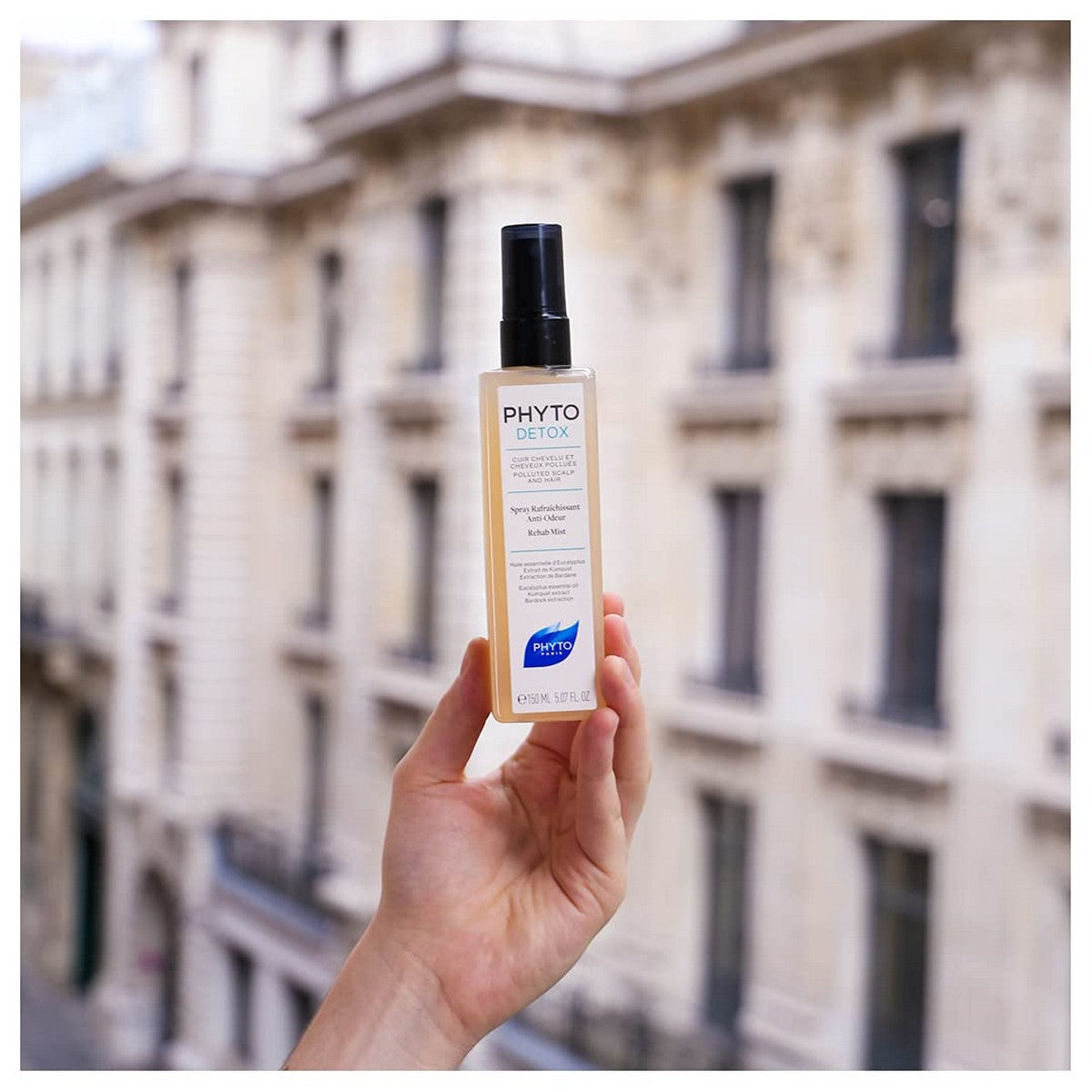 Anti-odour hairspray Phyto Paris Phytodetox 150ml 150 ml Refreshing product packaging