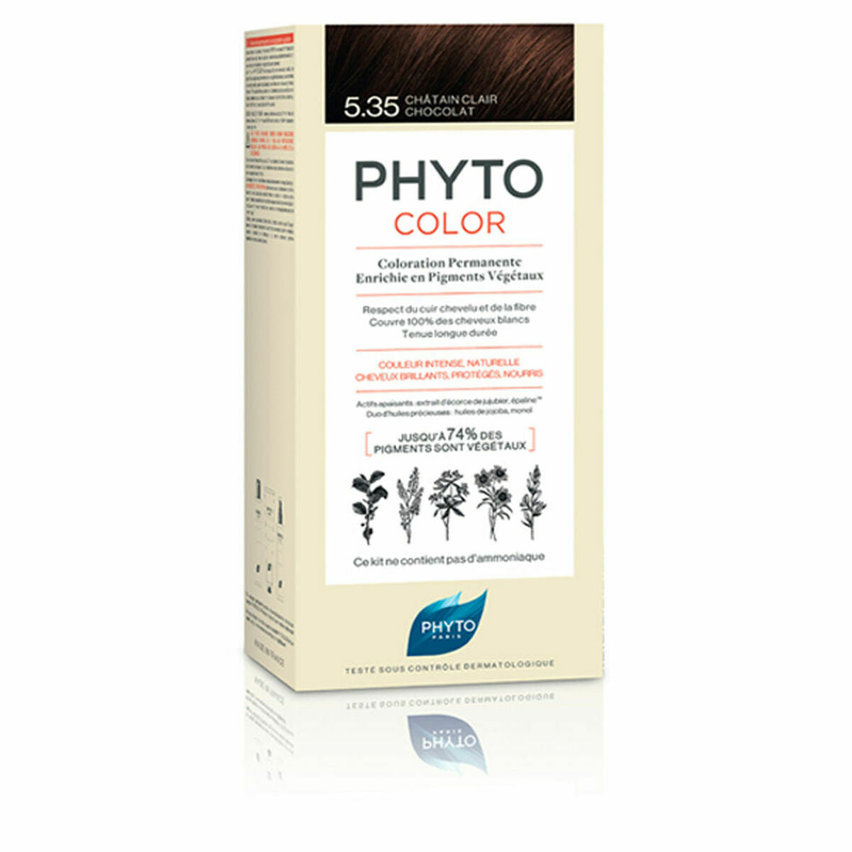 Permanent Colour Phyto Paris Phytocolor 5.35-castaño claro chocolate Nº 5.35-Castano Claro Chocolate for Women product