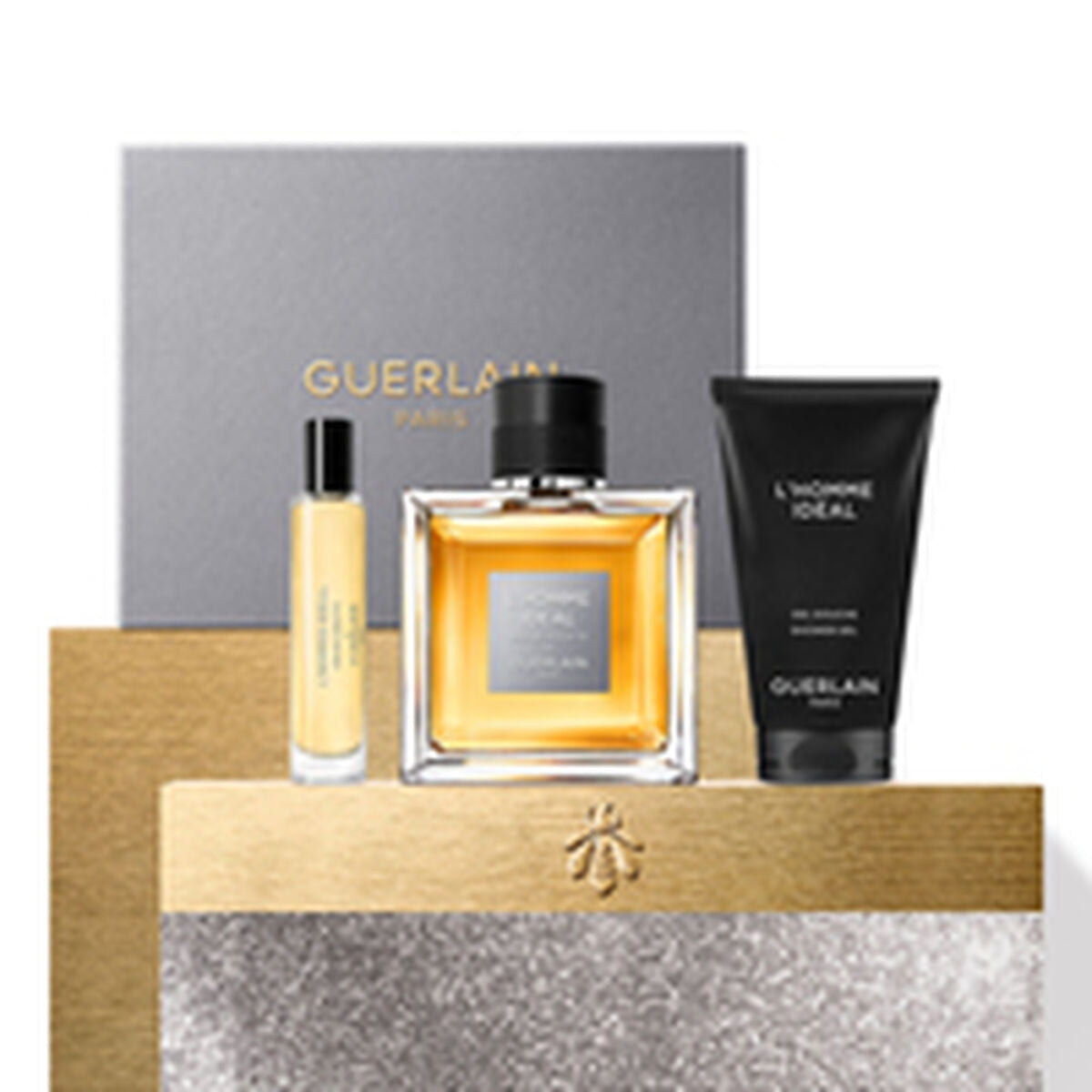 Men's Perfume Set Guerlain L'HOMME IDEAL EDT for Men bottle