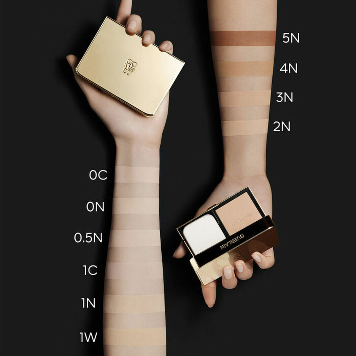 Compact Powders Guerlain Parure Gold Nº 5N makeup packaging