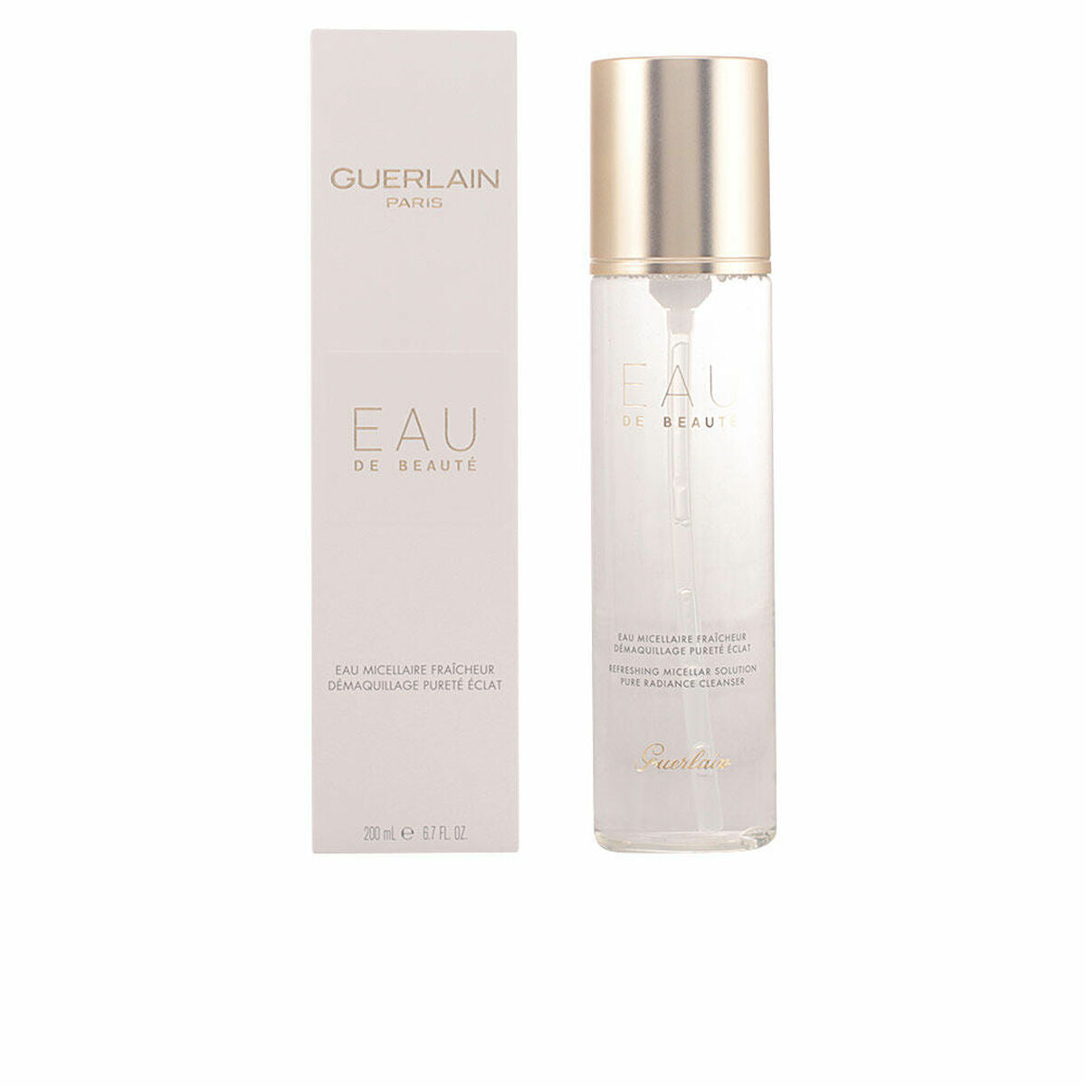 Make Up Remover Micellar Water Guerlain Eau De Beauté 200 ml product packaging