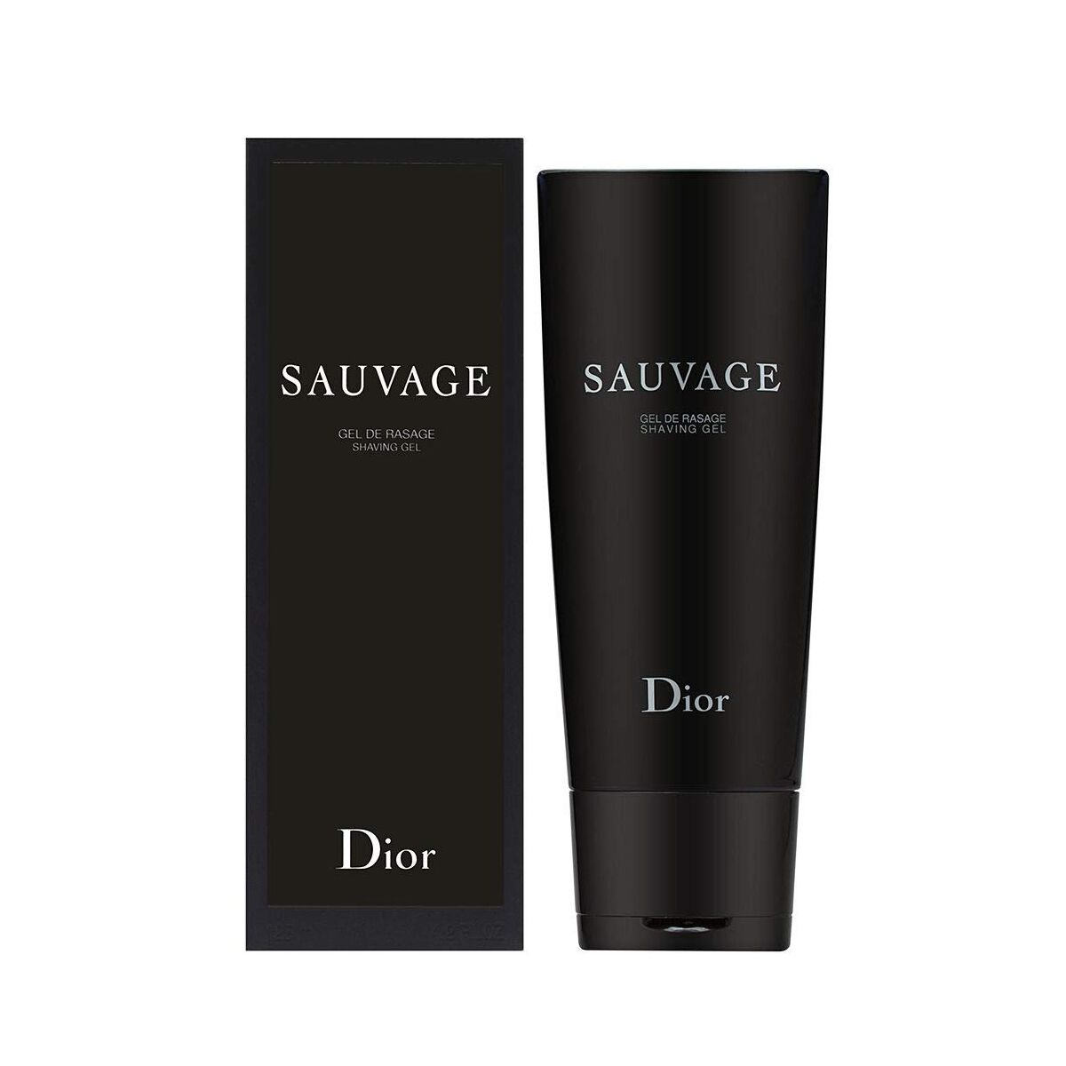 Aftershave Gel Dior Sauvage skincare packaging