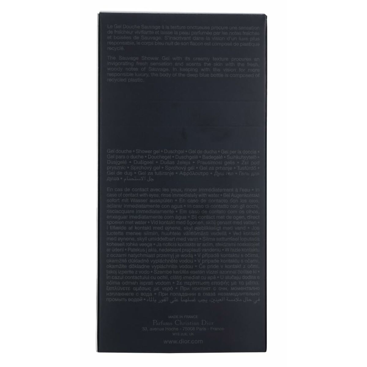 Men's Perfume Dior 50 ml 250 ml for Men product packaging