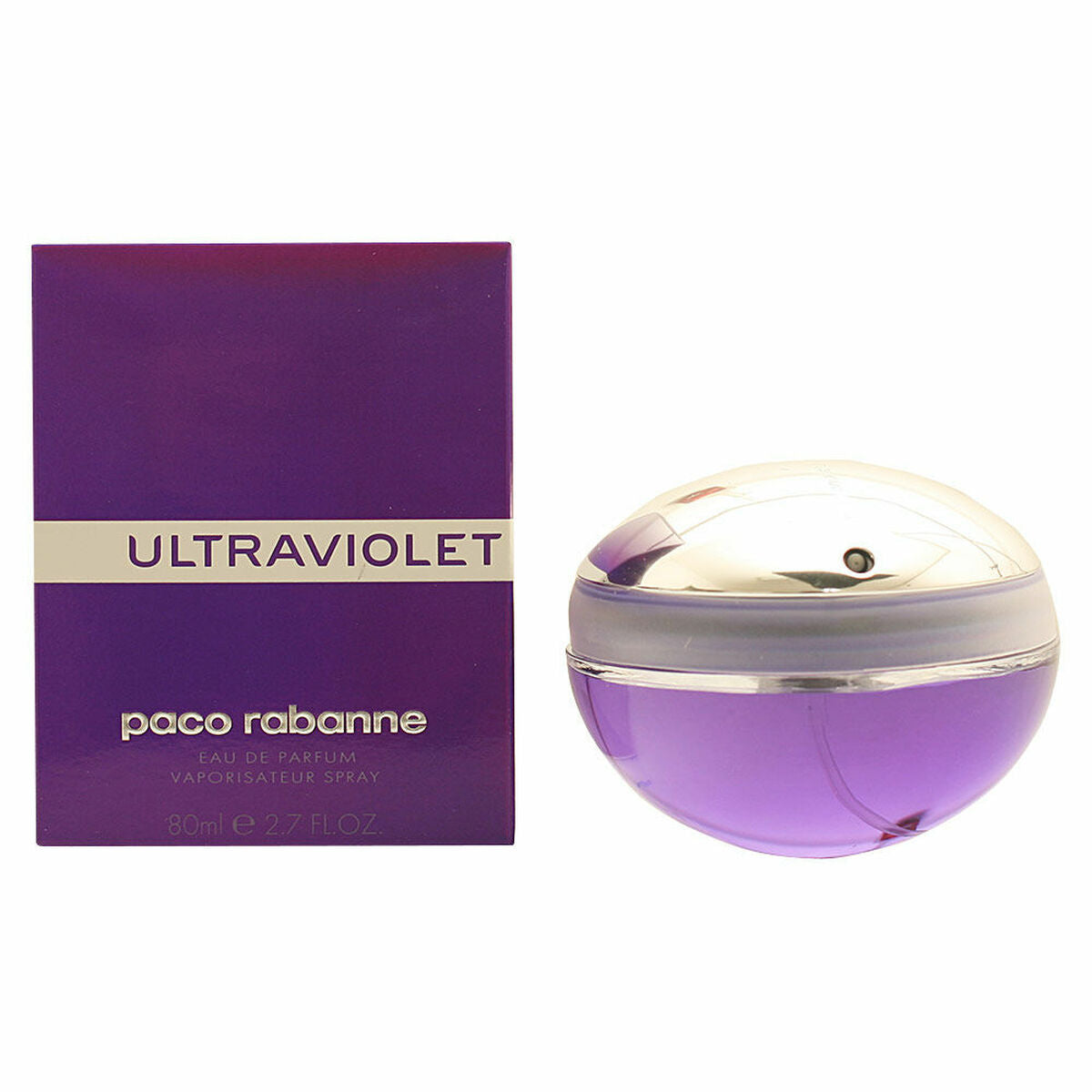 Women's Perfume Ultraviolet Paco Rabanne EDP 80 ml for Women bottle