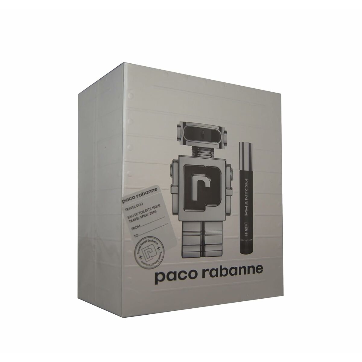 Men's Perfume Set Paco Rabanne Phantom EDT 2 Pieces bottle