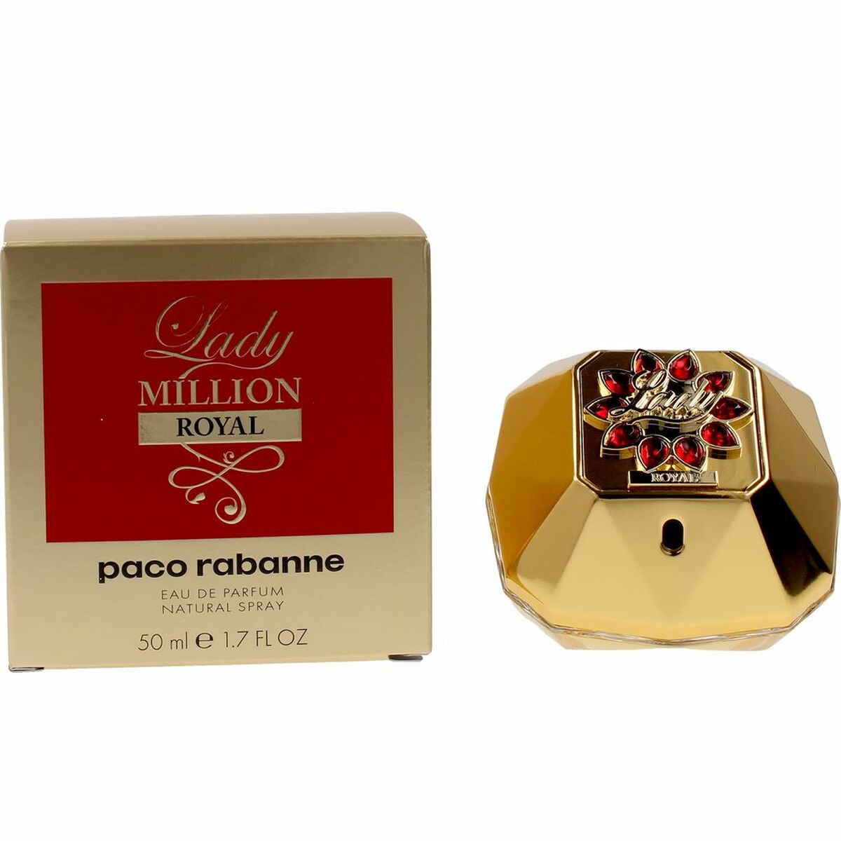 Women's Perfume Paco Rabanne LADY MILLION EDP 50 ml Lady Million Royal for Women bottle