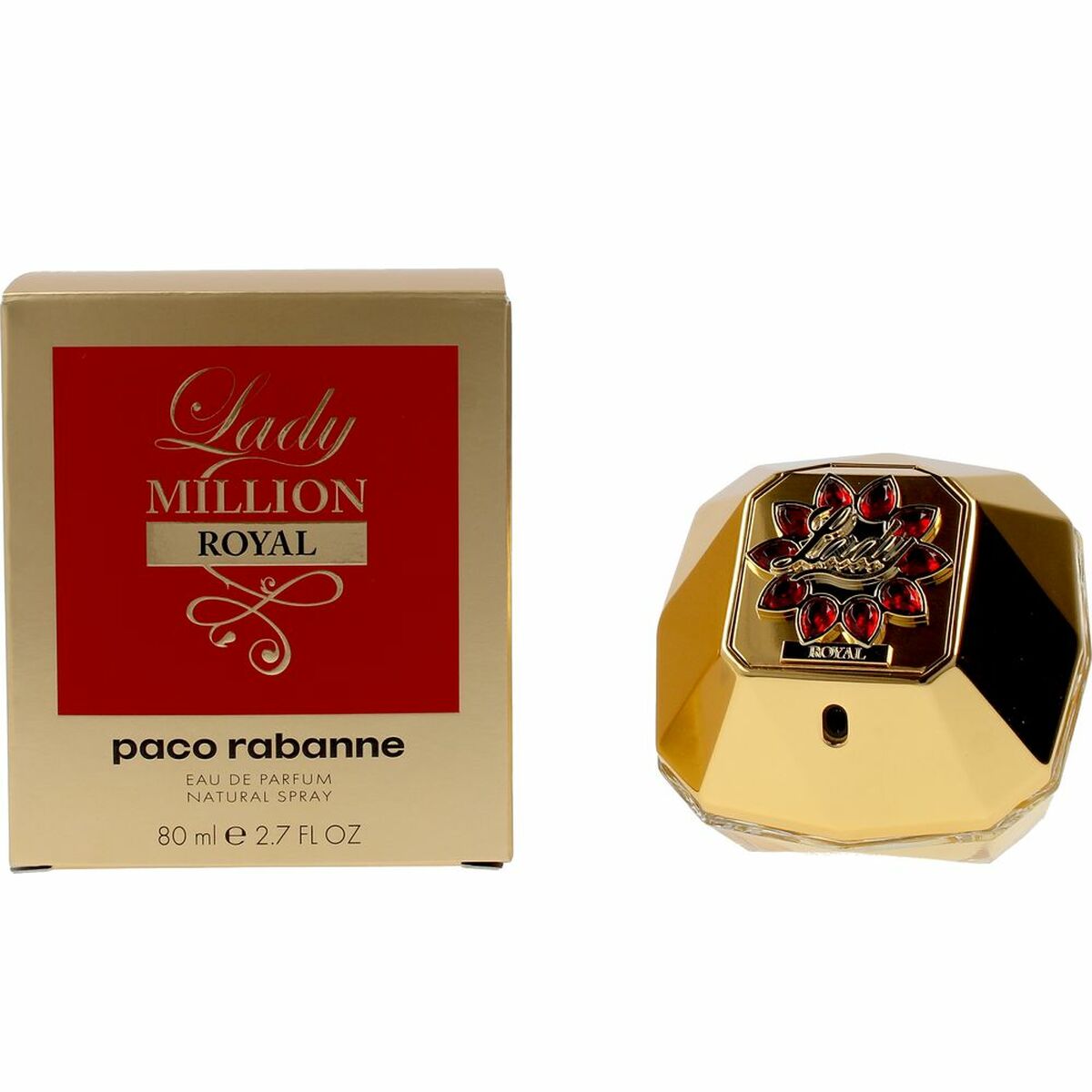 Women's Perfume Paco Rabanne LADY MILLION EDP 80 ml Lady Million Royal for Women bottle