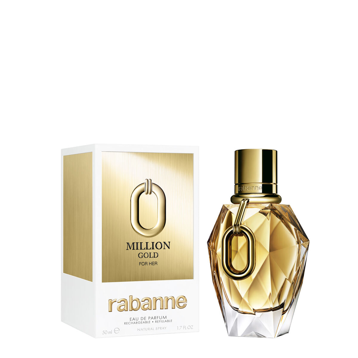 Women's Perfume Paco Rabanne MILLION GOLD 50 ml product packaging