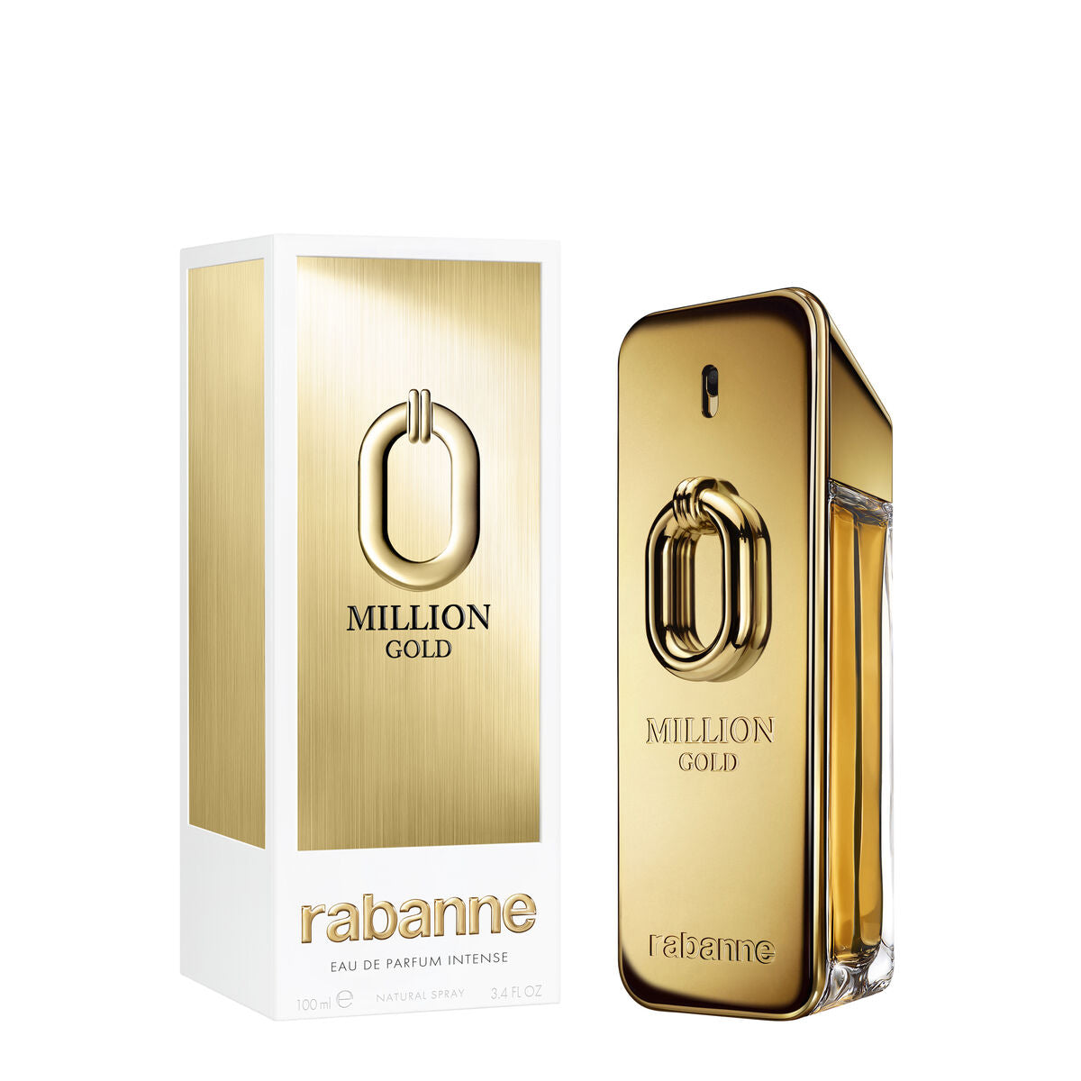 Men's Perfume Paco Rabanne MILLION GOLD 100 ml for Women product packaging