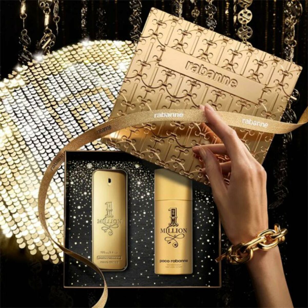 Men's Perfume Set Paco Rabanne for Men product packaging