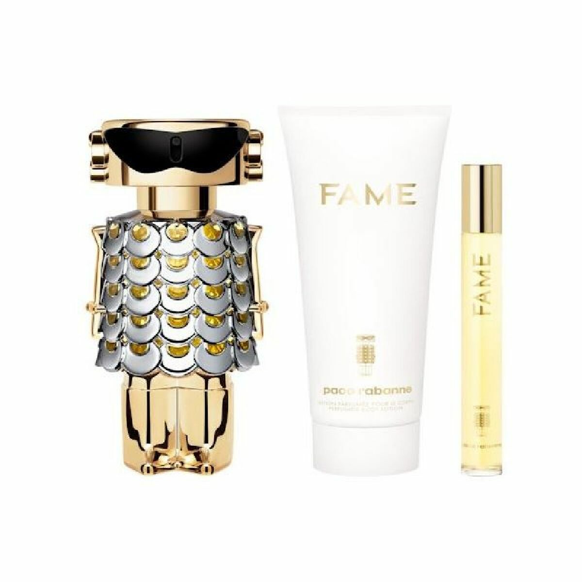 Women's Perfume Set Paco Rabanne FAME EDP bottle