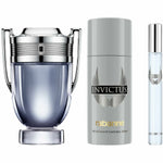 Men's Perfume Set Paco Rabanne Invictus 3 Pieces for Men product packaging