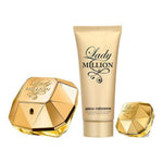 Women's Perfume Set Paco Rabanne Lady Million EDP 3 Pieces bottle