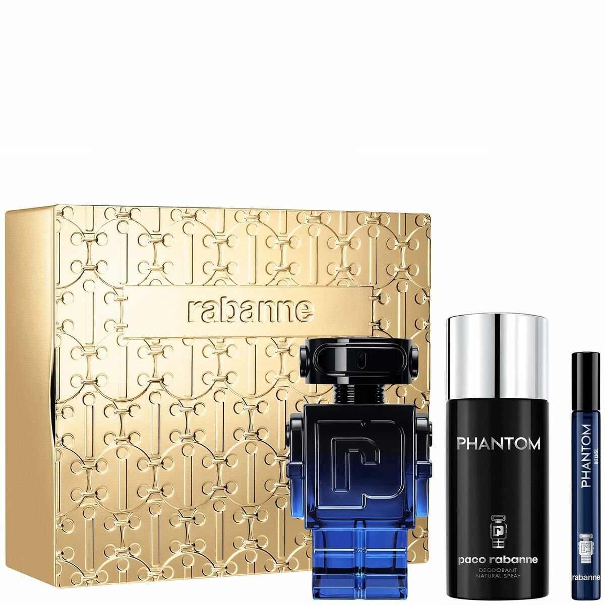 Men's Perfume Set Paco Rabanne PHANTOM 3 Pieces for Men product packaging