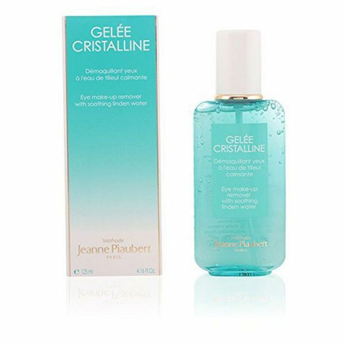 Eye Make Up Remover Jeanne Piaubert Gelée Cristaline 200 ml skincare packaging