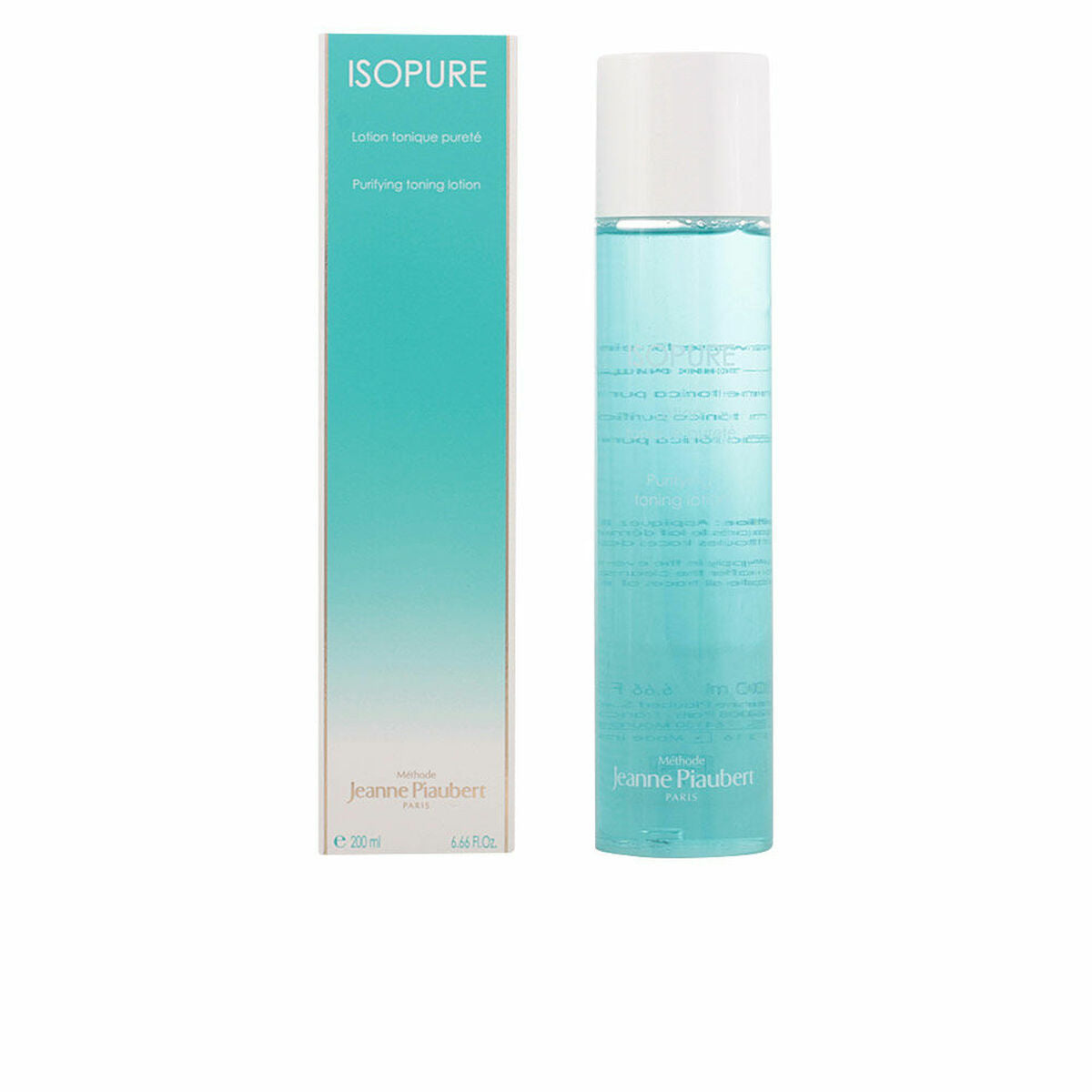 Facial Toner Jeanne Piaubert Isopure 200 ml skincare packaging