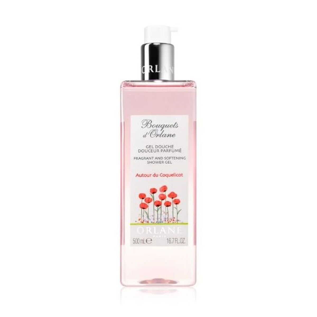 Shower Gel Orlane Autour De Coquelicot 500 ml for Women skincare packaging