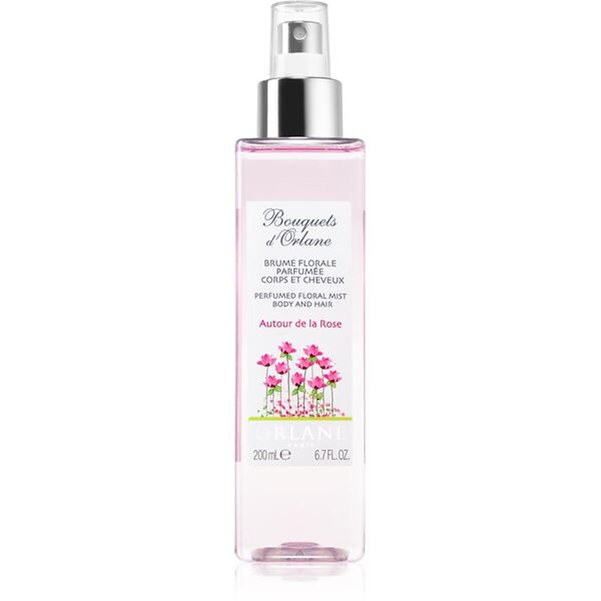 Body Mist Orlane Autour de la Rose 200 ml for Women product packaging