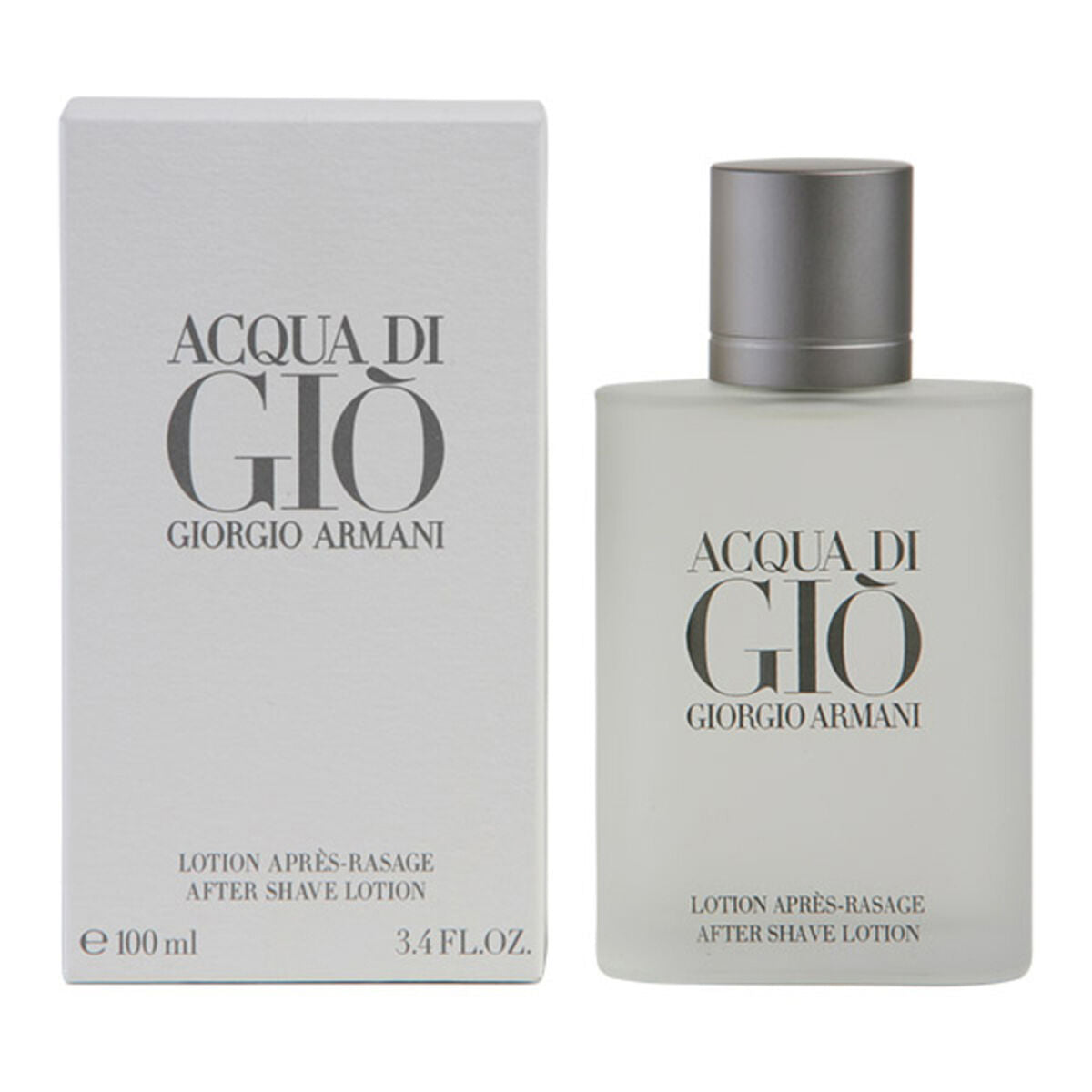 Aftershave Lotion Acqua Di Giò Armani Rasage skincare packaging