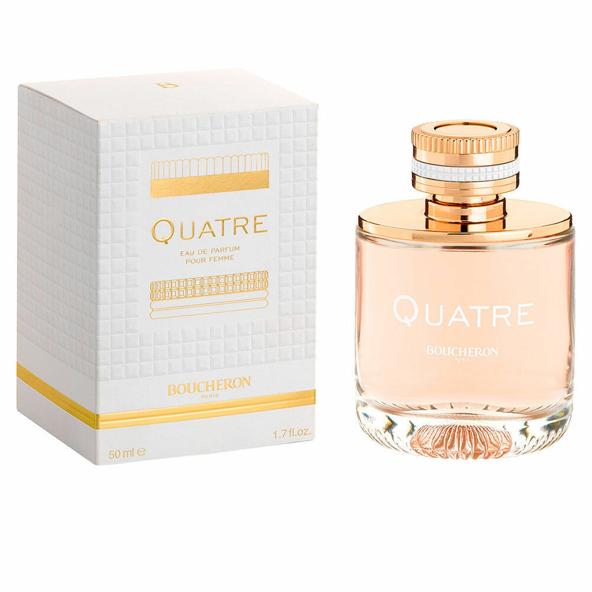 Women's Perfume Boucheron QUATRE POUR FEMME EDP 50 ml for Women bottle