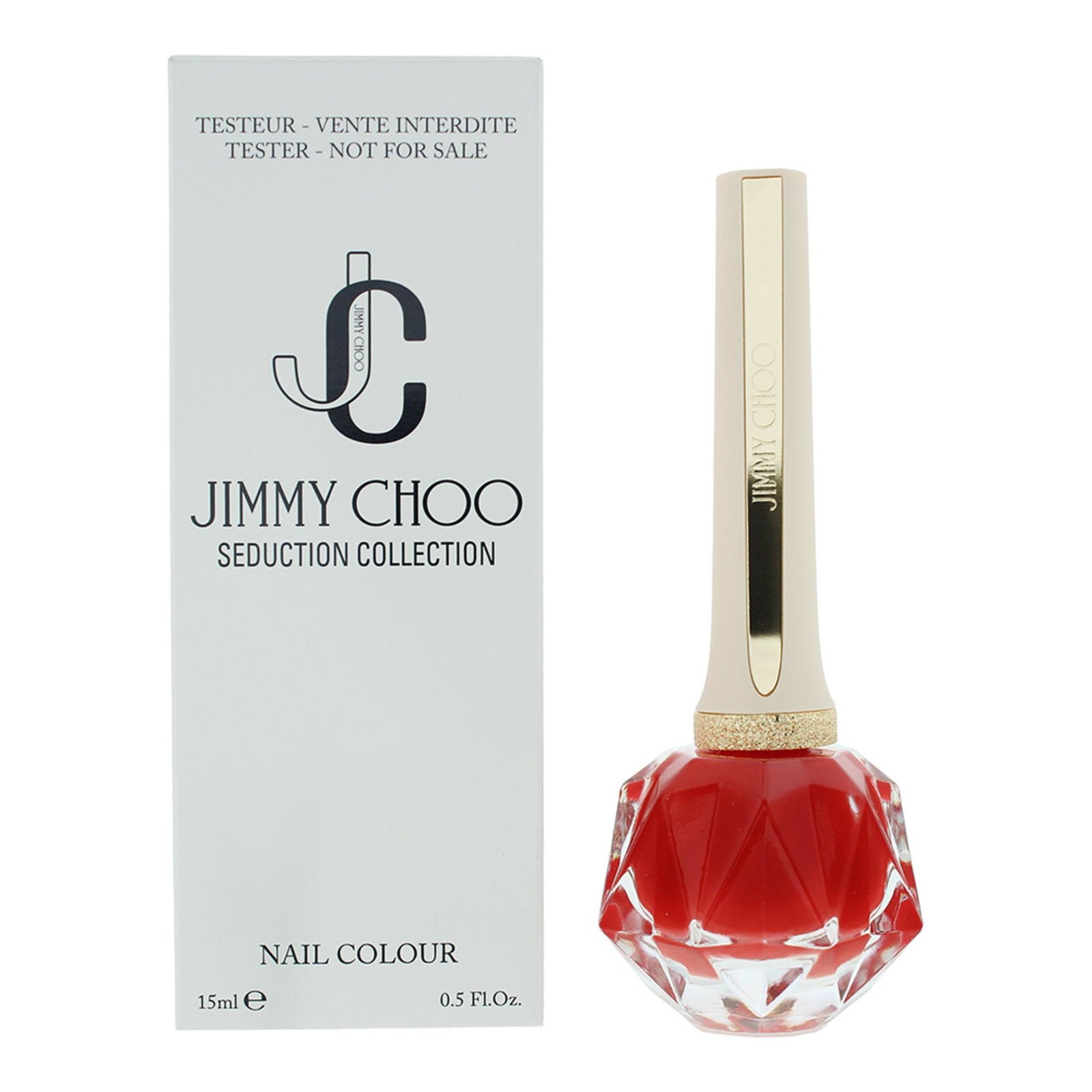 Jimmy Choo, Seduction, Glossy, Nail Polish, 004, Radiant Coral, 15 ml *Tester