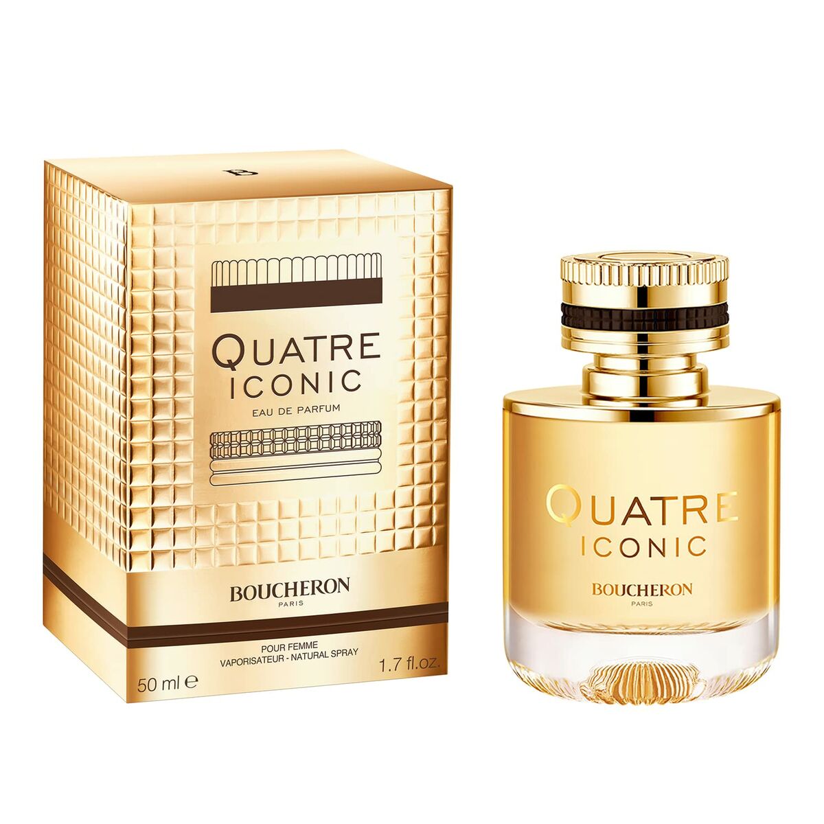 Women's Perfume Boucheron Quatre Iconic 50 ml for Women product packaging